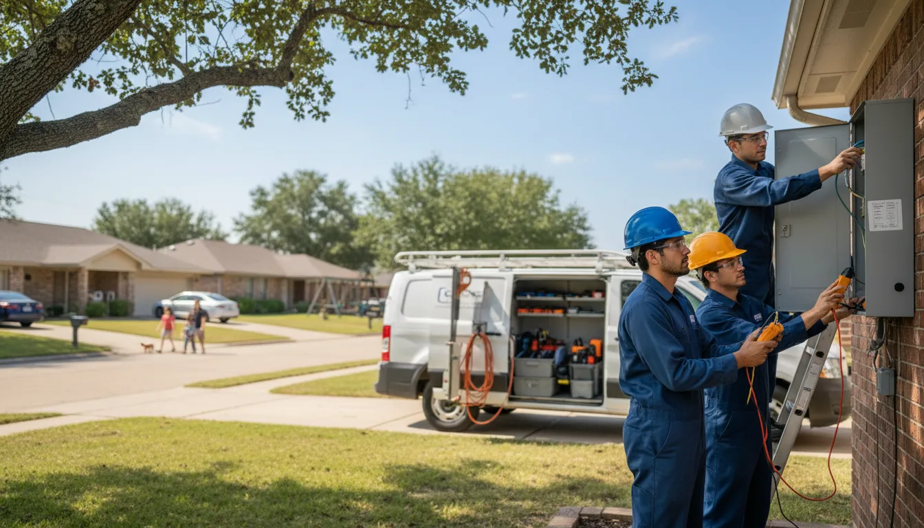 Certified electrician providing emergency electrical services in Franklin, GA